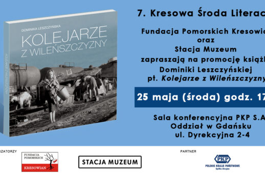 Plakat informuje o wydarzeniu literackim 